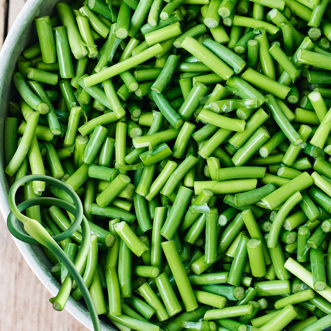 Candied Garlic Scapes