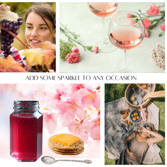 Sparkling Rosé Wine Jelly