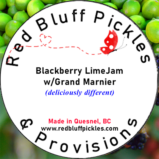 Blackberry Lime Jam with Grand Marnier