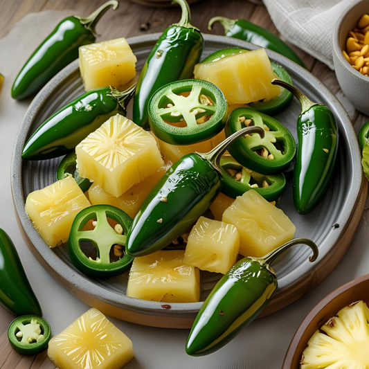 Cowgirl Candied Jalapenos with Pineapple