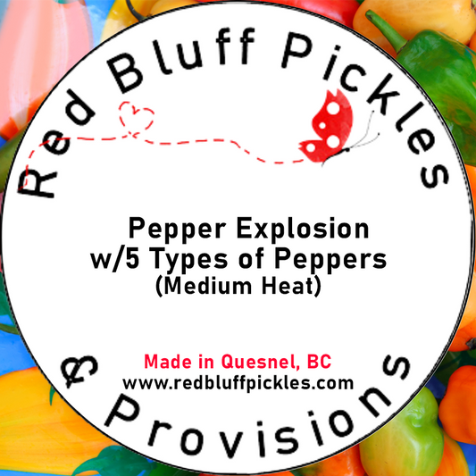 Pepper Explosion with 5 Types of Peppers