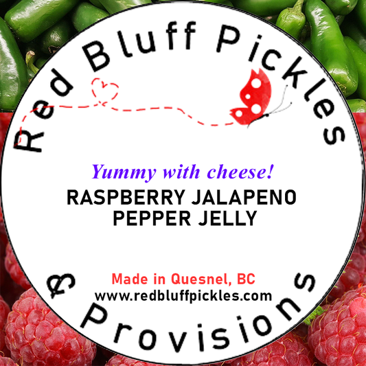 Raspberry Jalapeno Pepper Jelly (Medium)