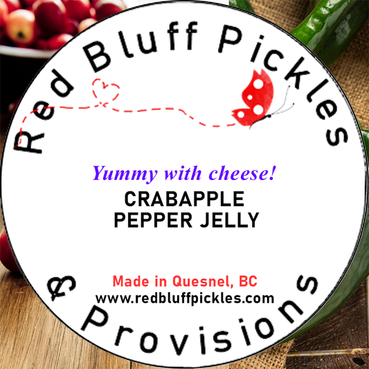 Crabapple Pepper Jelly (Medium Heat)