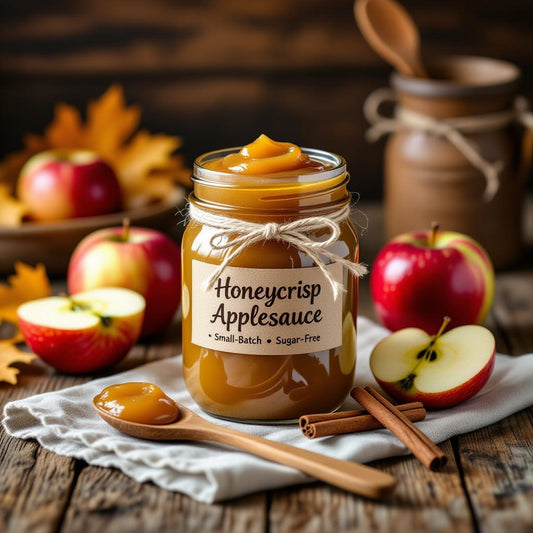 No Sugar Honeycrisp Applesauce