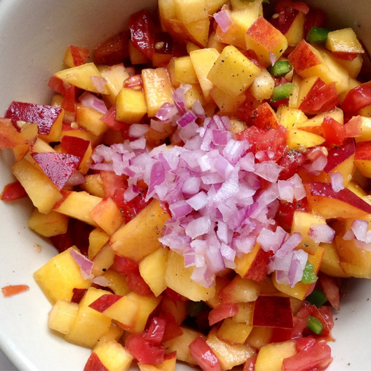 Peach & Tomato Summer Salsa (Medium)
