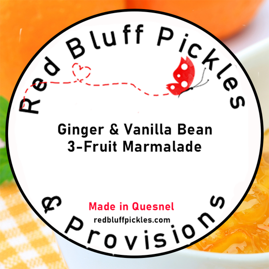 Ginger Vanilla Bean 3-Fruit Marmalade