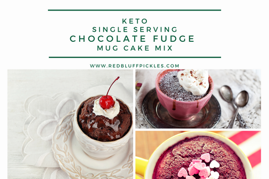 Keto Chocolate Fudge Mug Cake Mix - Single Serving